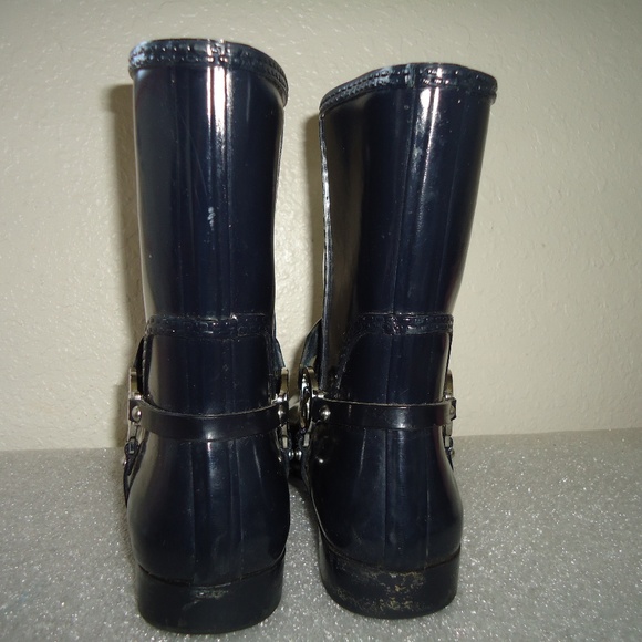 Michael Kors Womens Black Rain Ankle Boots US 8.5 - Picture 7 of 16